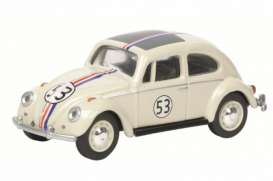 Volkswagen  - Beetle Rally #53 *Herbie* creme - 1:64 - Schuco - 20128 - schuco20128 | The Diecast Company