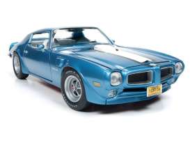 Pontiac  - Firebird Trans Am 1972 blue - 1:18 - Auto World - AMM1076 | The Diecast Company