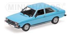 Audi  - 1972 light blue - 1:43 - Minichamps - 400015002 - mc400015002 | The Diecast Company