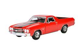 Chevrolet  - 1970 red/black - 1:24 - Motor Max - 79347r - mmax79347r | The Diecast Company