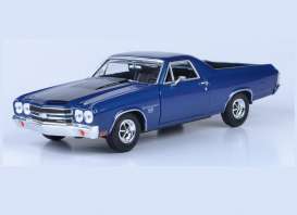 Chevrolet  - 1970 dark blue metallic - 1:24 - Motor Max - 79347b - mmax79347b | The Diecast Company