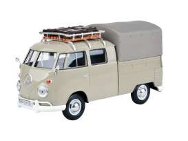 Volkswagen  - T2 pick up classic grey - 1:24 - Motor Max - 79553 - mmax79553 | The Diecast Company
