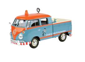 Volkswagen  - classic blue/orange - 1:24 - Motor Max - 79555 - mmax79555 | The Diecast Company