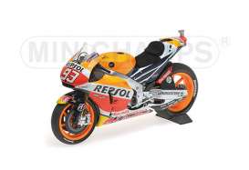 Honda  - 2015 red/orange/white - 1:12 - Minichamps - 122151193 - mc122151193 | The Diecast Company