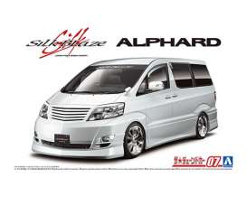 Toyota  - Alphard 2005  - 1:24 - Aoshima - 05873 - abk05873 | The Diecast Company