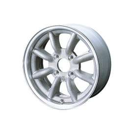Wheels & tires  - chrome - 1:24 - Aoshima - 05243 - abk05243 | The Diecast Company