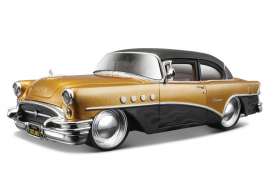 Buick  - 1955 gold/black - 1:24 - Maisto - 32507gd - mai32507gd | The Diecast Company