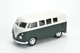 Volkswagen  - T1 green/white - 1:34 - Welly - 49764CWgn - welly49764CWgn | The Diecast Company