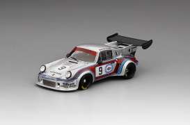 Porsche  - 1974 silver/red/blue - 1:43 - TrueScale - m164349 - tsm164349 | The Diecast Company