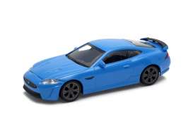 Jaguar  - blue - 1:43 - Welly - 44045b - welly44045b | The Diecast Company