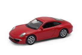 Porsche  - red - 1:64 - Welly - 52331r - welly52331r | The Diecast Company