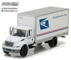 International  - Durastar Box Van USPS 2013  - 1:64 - GreenLight - 33090B - gl33090B | The Diecast Company