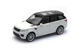 Range Rover  - fuji white/black - 1:34 - Welly - 43698Ww - welly43698Ww | The Diecast Company