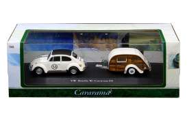 Volkswagen  - white/woody - 1:43 - Cararama - 14811 - cara14811 | The Diecast Company