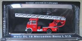 Metz Mercedes Benz - red - Magazine Models - fireL319 - magfireL319 | The Diecast Company