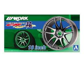 Wheels & tires Rims & tires - 1:24 - Aoshima - 05300 - abk05300 | The Diecast Company