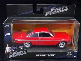 Chevrolet  - Impala F&F red - 1:32 - Jada Toys - 98304 - jada98304 | The Diecast Company