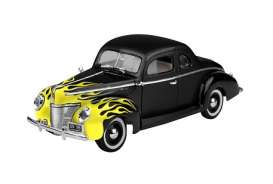 Ford  - 1940 black/yellow - 1:18 - Motor Max - 73108bky - mmax73108bky | The Diecast Company