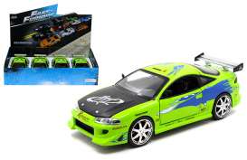 Mitsubishi  - Eclipse F&F green - 1:24 - Jada Toys - 98205 - jada98205 | The Diecast Company