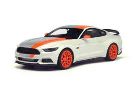 Ford  - Mustang by Bojix Design white/orange - 1:18 - GT Spirit - 123 - GT123 | The Diecast Company
