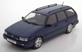 Volkswagen  - Passat B3 VR6 Variant 1988 blue metallic - 1:18 - KK - Scale - kkdc180073 | The Diecast Company