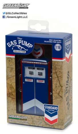Accessoires diorama - 1954 blue/red - 1:18 - GreenLight - 14010C - gl14010C | The Diecast Company