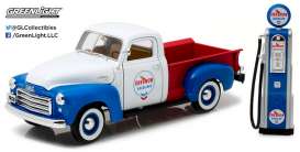 GMC  - 150 pick-up 1950 white/red/blue - 1:18 - GreenLight - 12992 - gl12992 | The Diecast Company