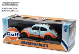 Volkswagen  - Beetle *gulf* gulf blue - 1:18 - GreenLight - 12994 - gl12994 | The Diecast Company