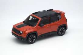 Jeep  - 2016 orange - 1:24 - Welly - 24071o - welly24071o | The Diecast Company