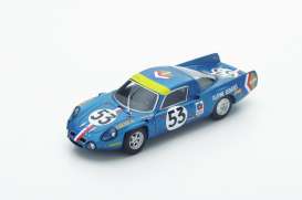 Alpine  - 1968 blue - 1:43 - Spark - s4374 - spas4374 | The Diecast Company
