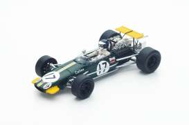 Brabham  - 1968 green/yellow - 1:43 - Spark - s4780 - spas4780 | The Diecast Company