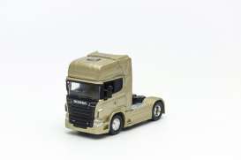 Scania  - V8 R730 tractor 2-axle gold - 1:64 - Welly - 68020S-F-GW-L.GD - welly68020SFGWLgd | The Diecast Company