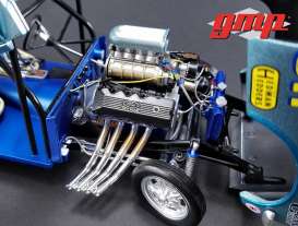 Ford  - Malco Gasser Mustang Dragster 1967 light blue - 1:18 - GMP - gmp18879 | The Diecast Company
