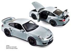 Porsche  - 2007 silver - 1:18 - Norev - 187594 - nor187594 | The Diecast Company