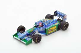 Benetton  - 1994 blue/green - 1:43 - Spark - s4484 - spas4484 | The Diecast Company