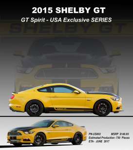Ford Shelby - Shelby GT 2016 yellow/black - 1:18 - GT Spirit - US002 - GTUS002 | The Diecast Company