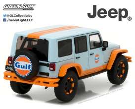 Jeep  - 2015 gulf blue/orange - 1:43 - GreenLight - 86089 - gl86089 | The Diecast Company