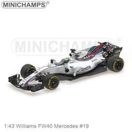 Williams  - Mercedes FW40 2017  - 1:43 - Minichamps - 417170019 - mc417170019 | The Diecast Company