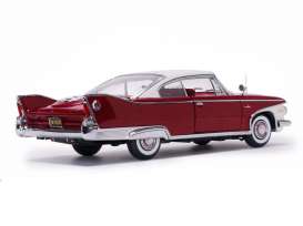 Plymouth  - 1960 plum red - 1:18 - SunStar - 5424 - sun5424 | The Diecast Company