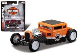 Ford  - 1950 orange/black - 1:64 - Maisto - 15380-06150 - mai15380-06150 | The Diecast Company