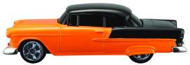 Chevrolet  - 1955 orange/black - 1:64 - Maisto - 16912o - mai16912o | The Diecast Company