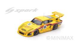 Porsche  - 1980 yellow - 1:43 - Spark - s5500 - spas5500 | The Diecast Company