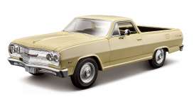 Chevrolet  - 1965 yellow metallic - 1:24 - Maisto - 39977y - mai39977y | The Diecast Company