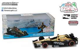 Dallara  - 2017 black/gold chrome - 1:18 - GreenLight - 11017 - gl11017 | The Diecast Company