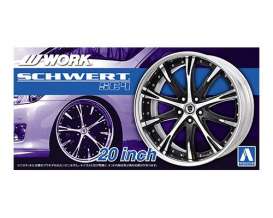 Wheels & tires  - 1:24 - Aoshima - 05276 - abk05276 | The Diecast Company