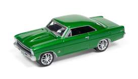 Chevrolet  - 1967 bright green metallic - 1:64 - Johnny Lightning - MC002A4 - JLMC002A4 | The Diecast Company