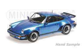 Porsche  - 1977 blue metallic - 1:12 - Minichamps - 125066104 - mc125066104 | The Diecast Company