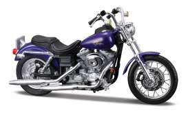 Harley Davidson  - 2000 blue - 1:18 - Maisto - 09199 - mai09199 | The Diecast Company