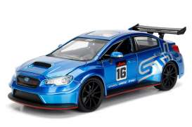 Subaru  - candy blue - 1:24 - Jada Toys - 99089WA1cb - jada99089WA1cb | The Diecast Company