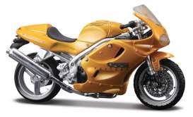 Triumph  - yellow - 1:18 - Maisto - 341y - mai341y | The Diecast Company